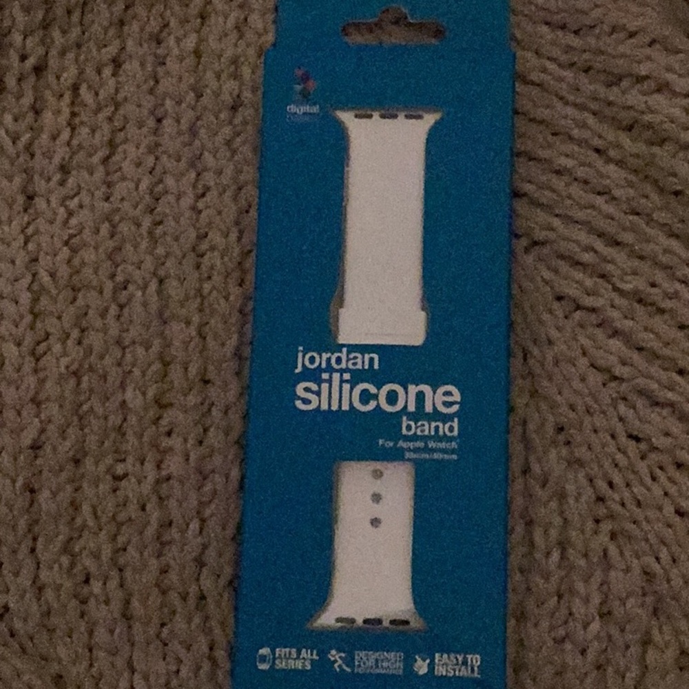 Jordan White Silicone Band for Apple Watch